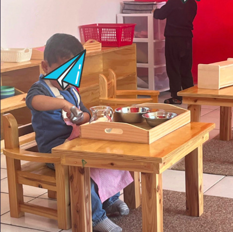 Aula Montessori para niños